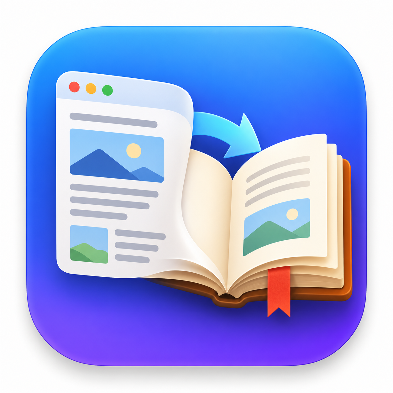 BlogToBook icon